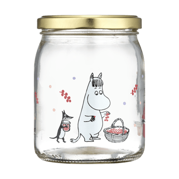 Bocal en verre Moomin 50 cl - Berries - Muurla