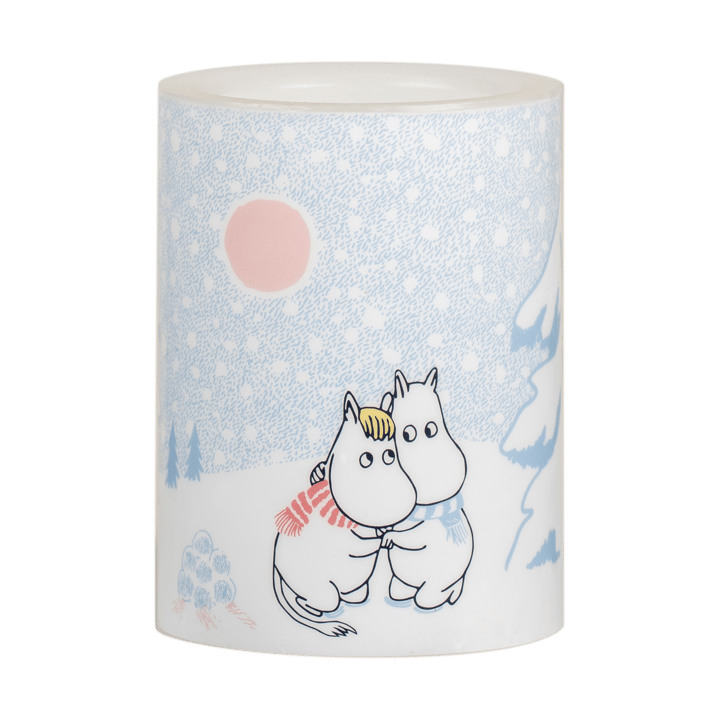 Bougie bloc LED Moomin 10 cm, Let it snow Muurla