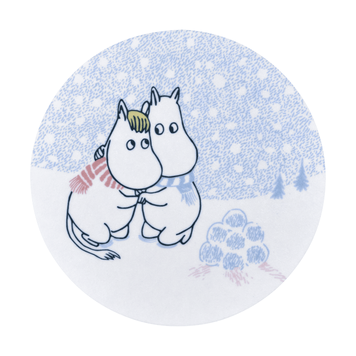 Dessous de verre Moomin Ø10 cm - Laissez-neiger - Muurla