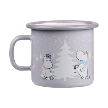 Mug en émail Moomin 25 cl - Snowfall - Muurla