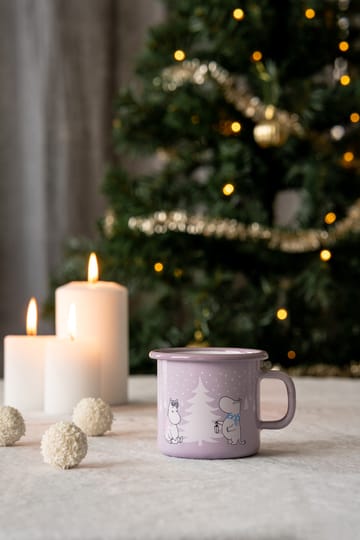 Mug en émail Moomin 25 cl - Snowfall - Muurla