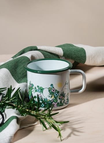 Mug en émail Moomin 37 cl - In the garden - Muurla