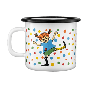 Mug en émail Pippi 2,5 dl - Hoppsansa - Muurla