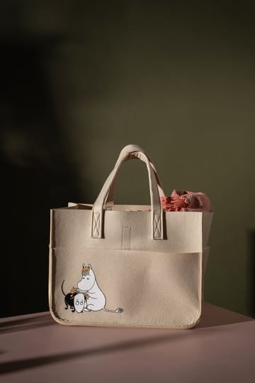 Panier de rangement Mumin pets 25x40 cm - Beige - Muurla