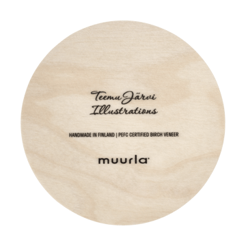 Sous-verre Teemu Järvi x Muurla Ø10 cm - Hérisson - Muurla