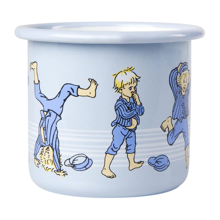 Tasse émaillée bleue Emil 2,5 dl - Bleu clair - Muurla