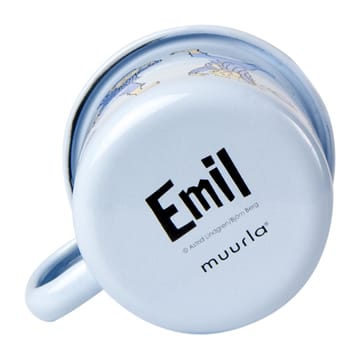 Tasse émaillée bleue Emil 2,5 dl - Bleu clair - Muurla