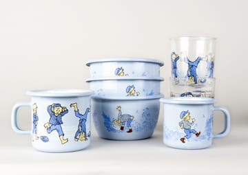 Tasse émaillée bleue Emil 2,5 dl - Bleu clair - Muurla