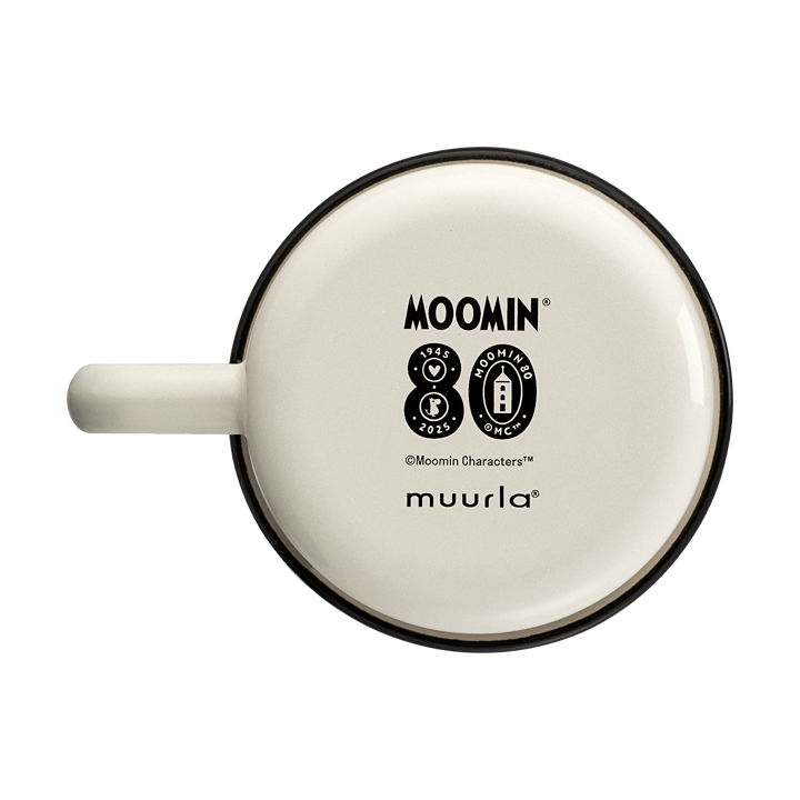 Tasse émaillée Mumin 80 37 cl, Blanc Muurla