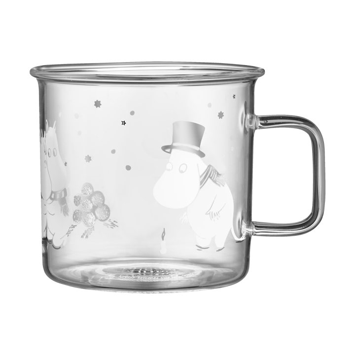 Tasse en verre Moomin 35 cl - Laissez-neiger - Muurla