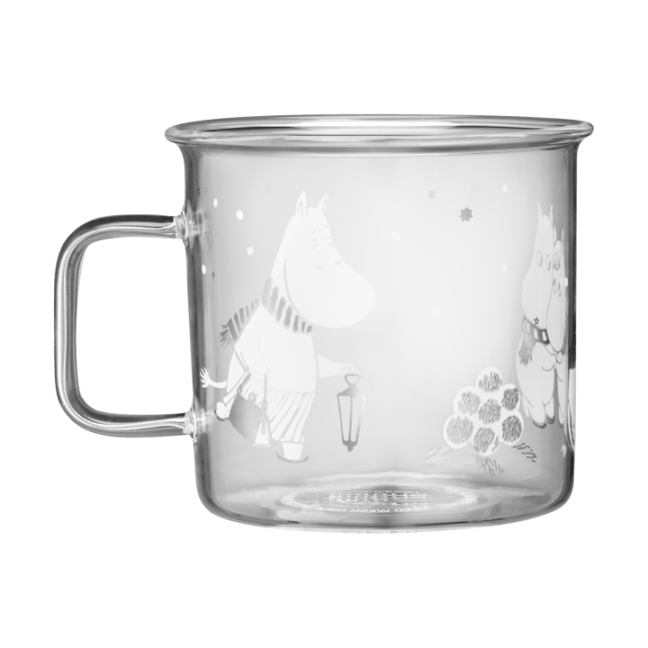 Tasse en verre Moomin 35 cl, Laissez-neiger Muurla