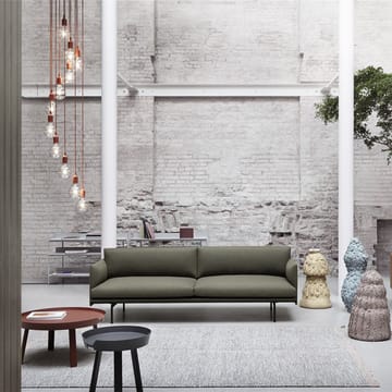 Canapé Outline 2 places - Fiord 961-Green - Muuto