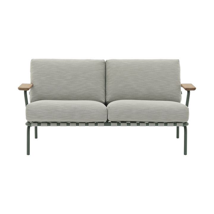 Canapé Settle 2 places - Ribbed Weave 2 Dark green - Muuto