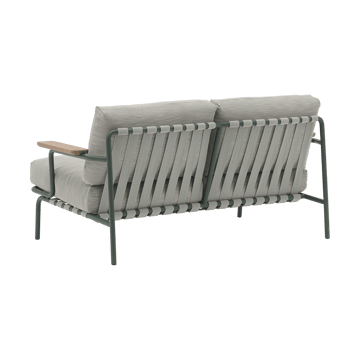 Canapé Settle 2 places - Ribbed Weave 2 Dark green - Muuto