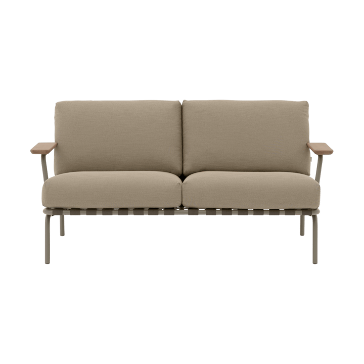 Canapé Settle 2 places - Ribbed Weave 5 Taupe - Muuto