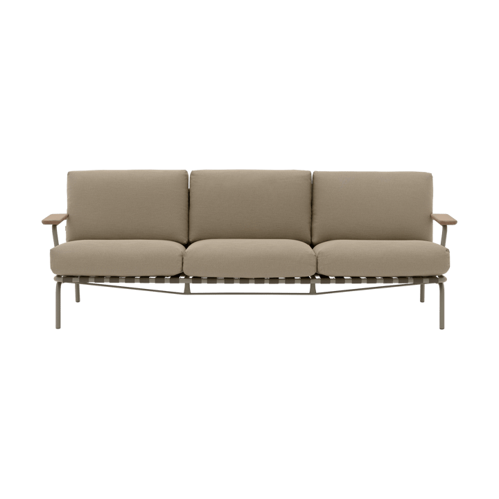 Canapé Settle 3 places - Ribbed Weave 5 Taupe - Muuto