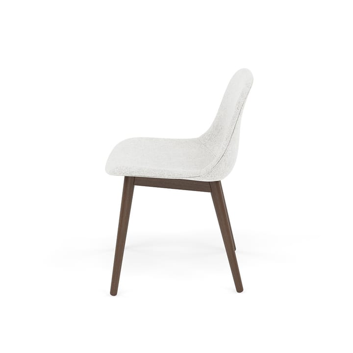 Chaise Fiber Side Chair avec pieds en bois - Hallingdal nº 110-stained dark brown - Muuto