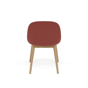 Chaise Fiber Side Chair avec pieds en bois - Re-wool 558-oak - Muuto