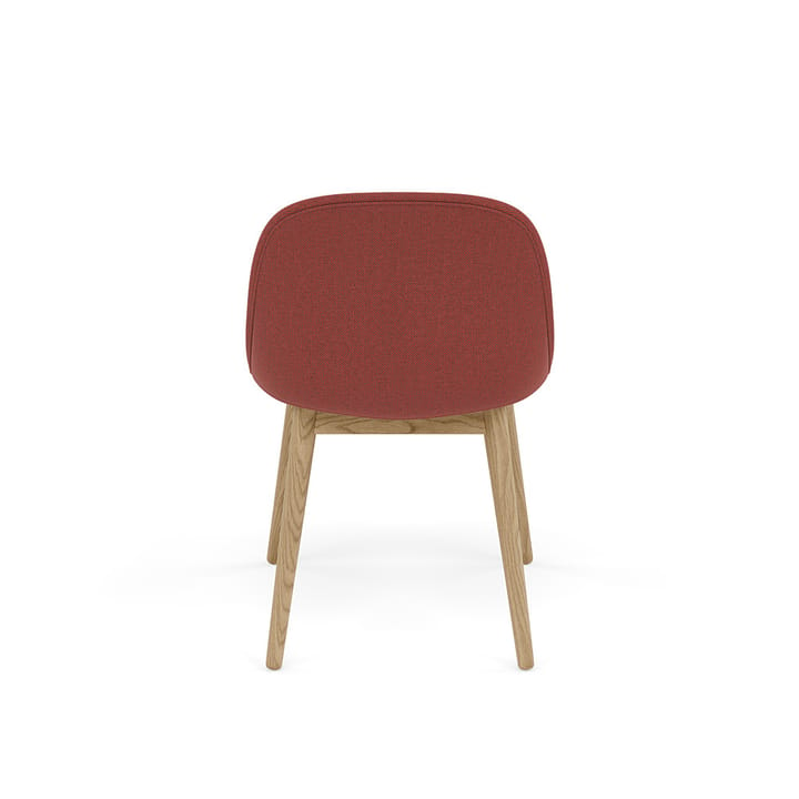 Chaise Fiber Side Chair avec pieds en bois - Re-wool 558-oak - Muuto