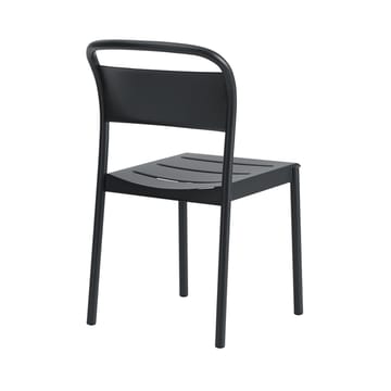 Chaise Linear steel side chair - Black - Muuto