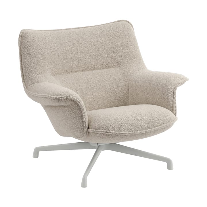 Fauteuil bas Doze base pivotante - Hearth 7-grey - Muuto