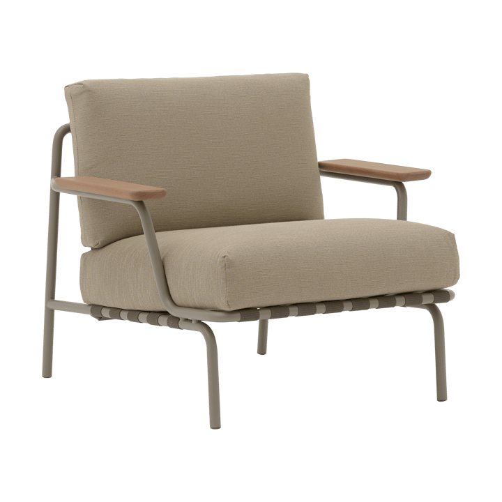 Fauteuil lounge Settle Lounge Chair - Ribbed Weave 5 Taupe - Muuto