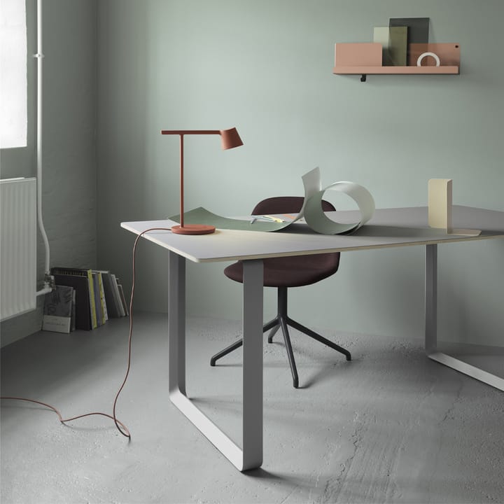 Table à manger 70/70 170x85 cm, Solid oak-Grey Muuto