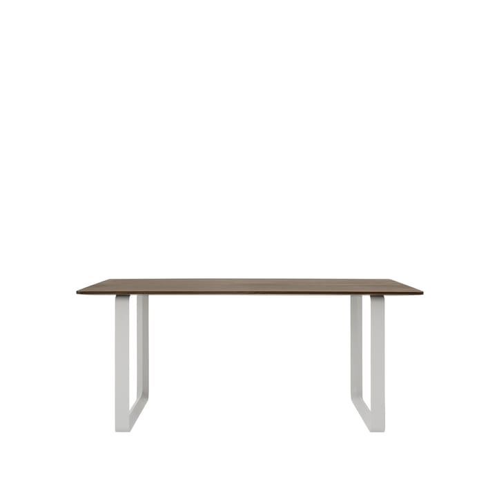 Table à manger 70/70 170x85 cm - Solid smoked oak-Grey - Muuto