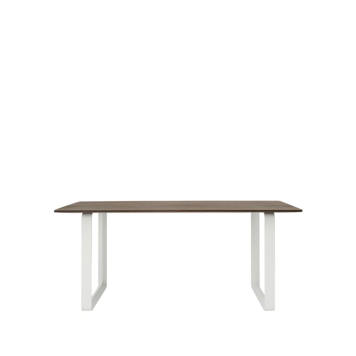 Table à manger 70/70 170x85 cm - Solid smoked oak-White - Muuto