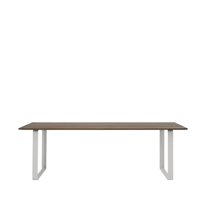 Table à manger 70/70 225x90 cm - Solid smoked oak-Grey - Muuto