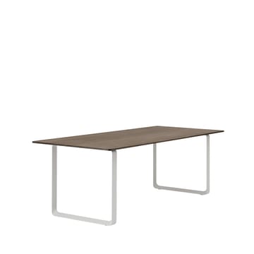 Table à manger 70/70 225x90 cm - Solid smoked oak-Grey - Muuto