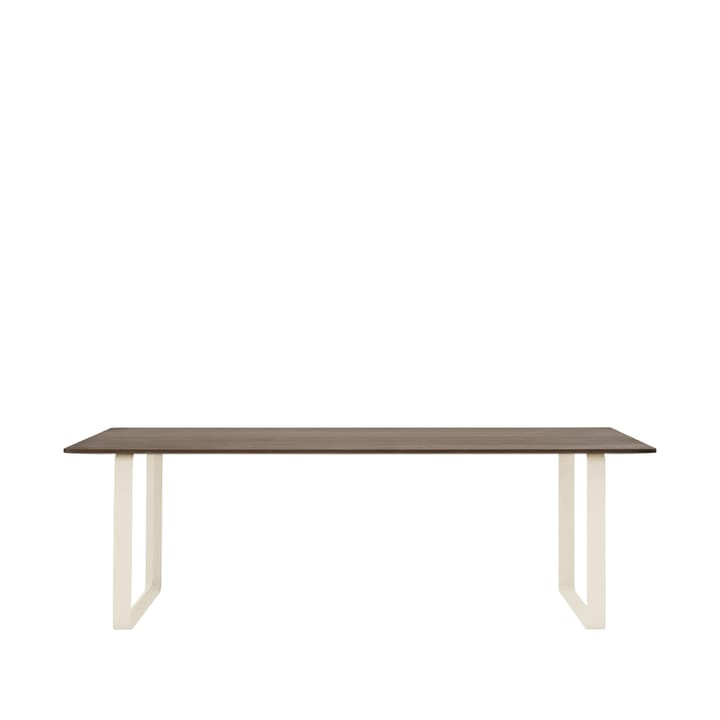 Table à manger 70/70 225x90 cm - Solid smoked oak-Sand - Muuto