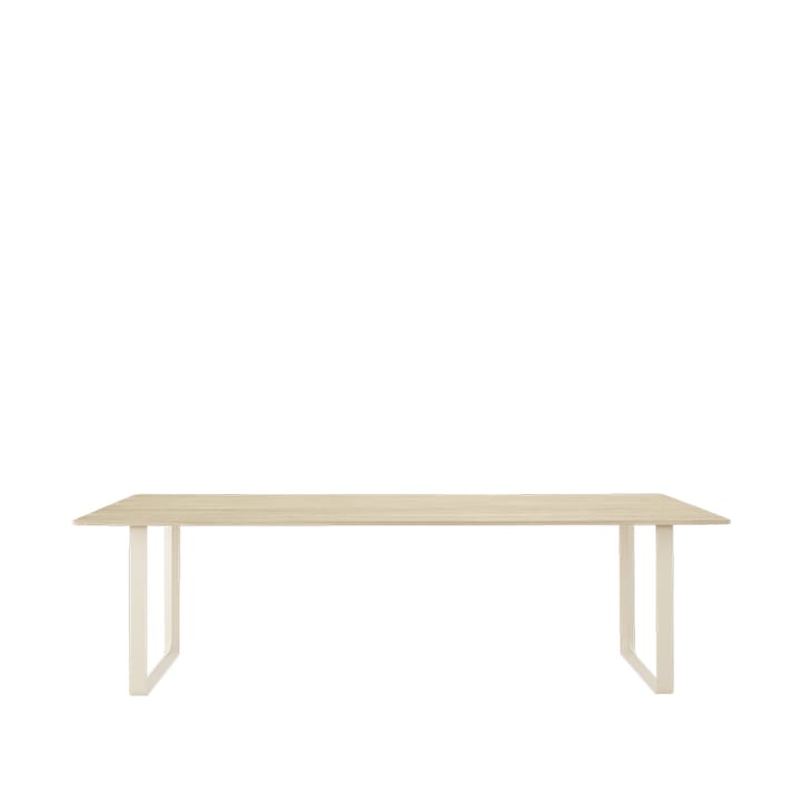 Table à manger 70/70 255x108 cm - Solid oak-Sand - Muuto