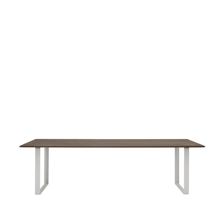 Table à manger 70/70 255x108 cm - Solid smoked oak-Grey - Muuto