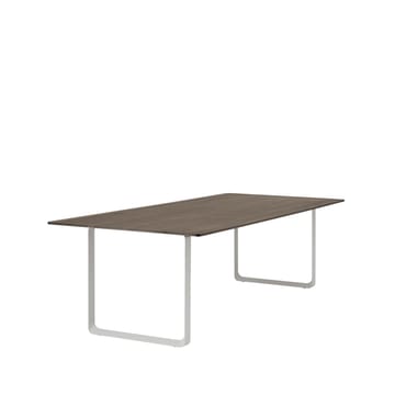 Table à manger 70/70 255x108 cm - Solid smoked oak-Grey - Muuto