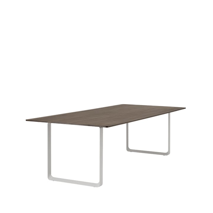 Table à manger 70/70 255x108 cm - Solid smoked oak-Grey - Muuto