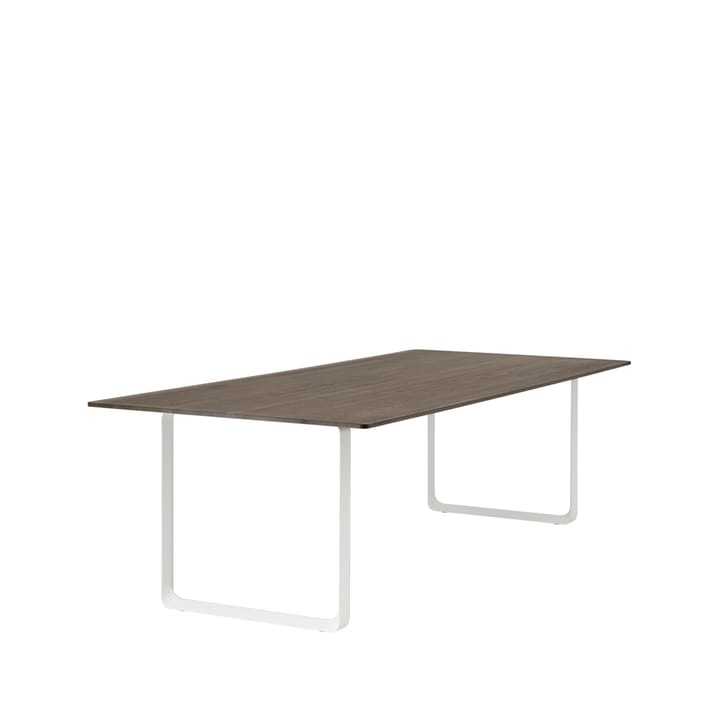 Table à manger 70/70 255x108 cm - Solid smoked oak-White - Muuto