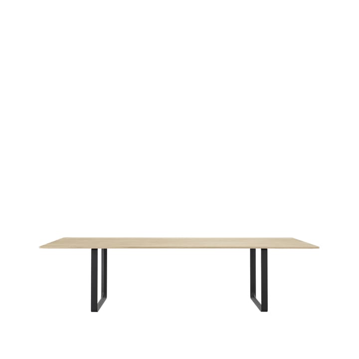 Table à manger 70/70 295x108 cm - Solid oak-Black - Muuto