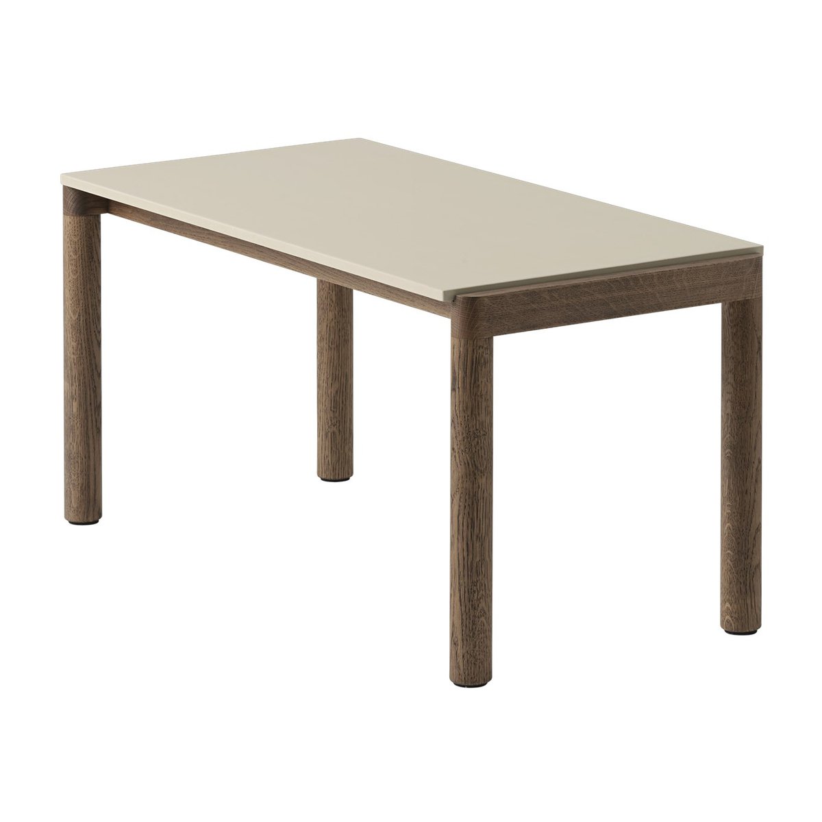 Muuto Table basse Couple 1 Plain 40x84x40 cm Sand-dark oiled oak