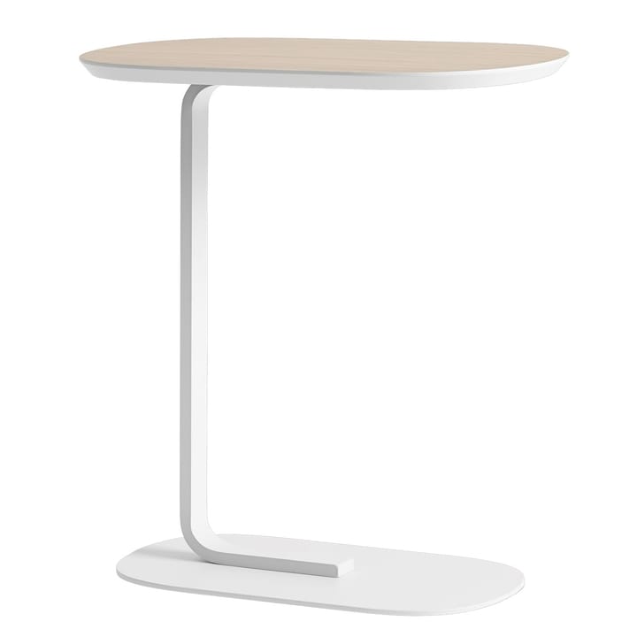 Table d'appoint Relate 60,5 cm - chêne, blanc - Muuto