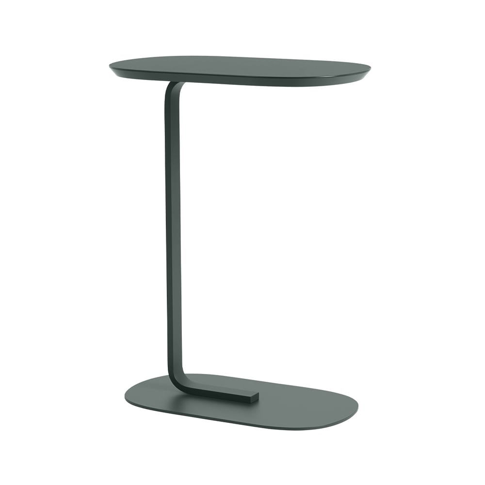 Muuto Table d"'appoint Relate H: 73,5 cm Dark green