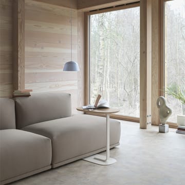 Table d'appoint Relate H: 73,5 cm - Solid oak-Offwhite - Muuto