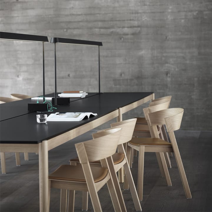 Table Linear System, Oak veener-Oak Muuto