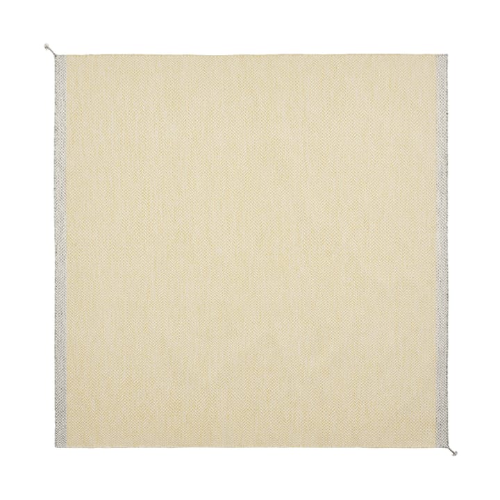 Tapis en laine Ply 240x240 cm - Yellow - Muuto