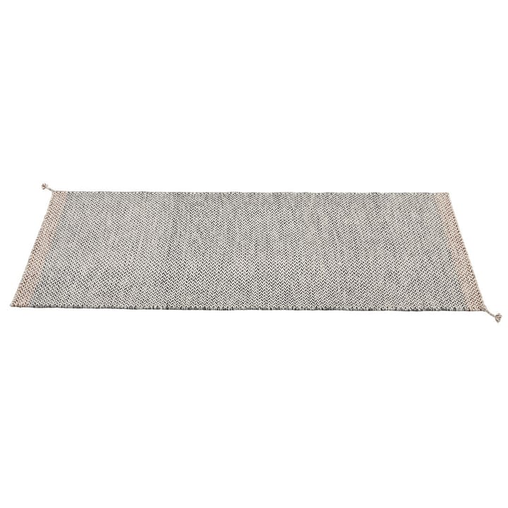 Tapis en laine Ply 80 x 200cm - Black-white - Muuto