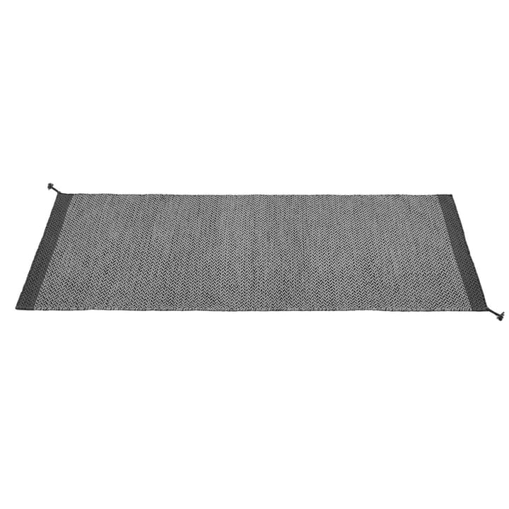 Tapis en laine Ply 80 x 200cm - Dark grey - Muuto