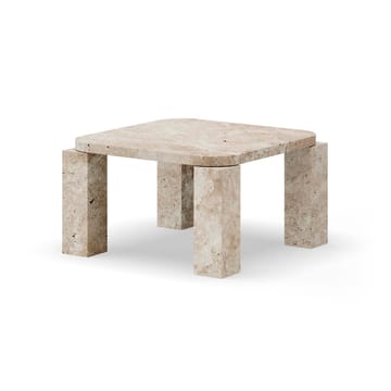 Table basse Atlas 60x60 cm - Unfilled Travertine - New Works