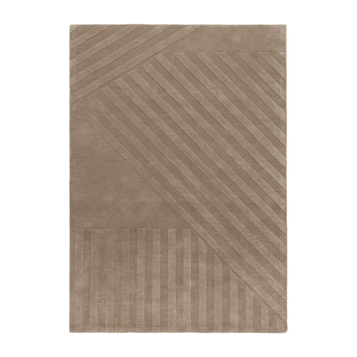 Tapis en laine Levels stripes gris - 200x300 cm - NJRD