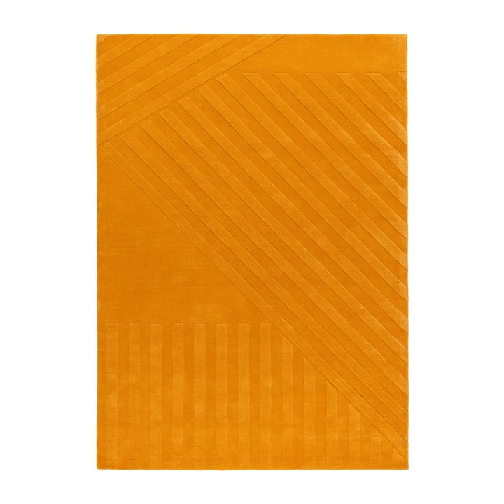 Tapis en laine Levels stripes jaune - 170x240 cm - NJRD