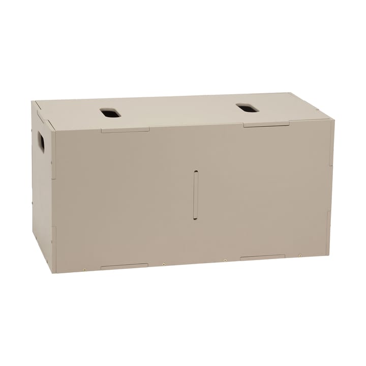 Boîte de rangement Cube Long - Beige - Nofred